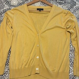 Banana Republic Mustard Yellow Forever  Sweater Medium